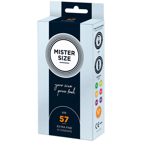 Mister Size Profilattici Extra Fini da 57 mm
