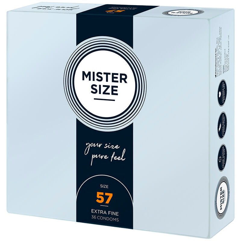 Mister Size Profilattici Extra Fini da 57 mm