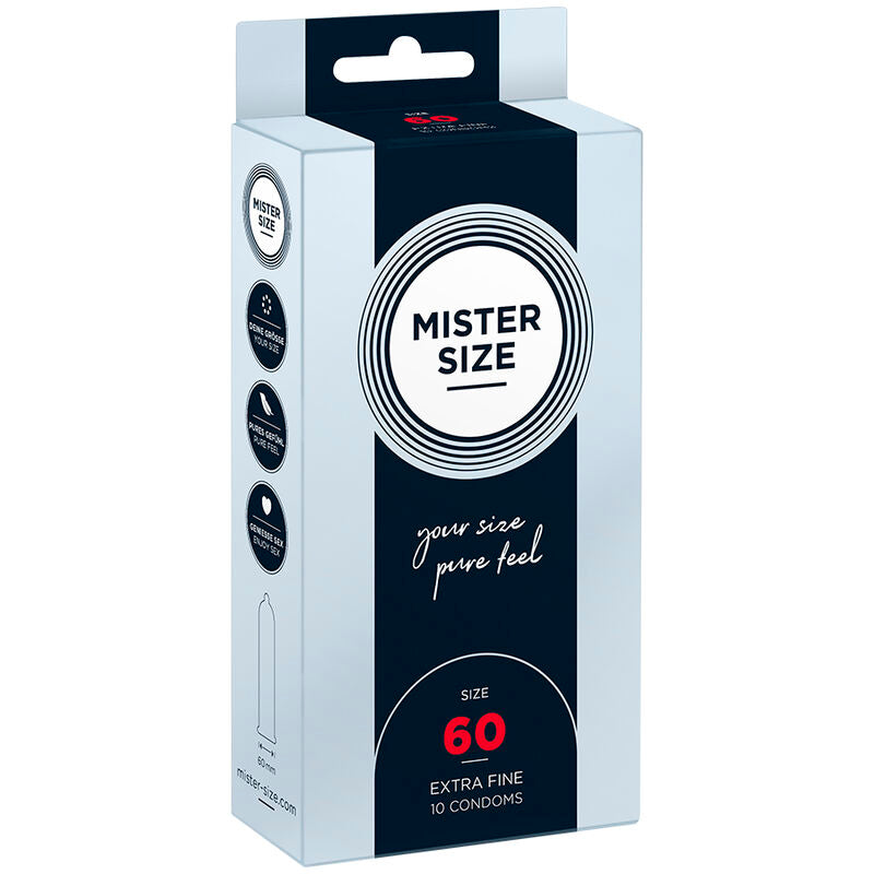 Mister Size Profilattici Extra Fini da 60 mm