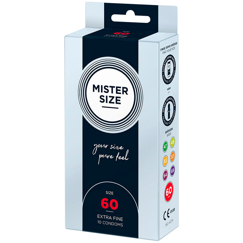 Mister Size Profilattici Extra Fini da 60 mm