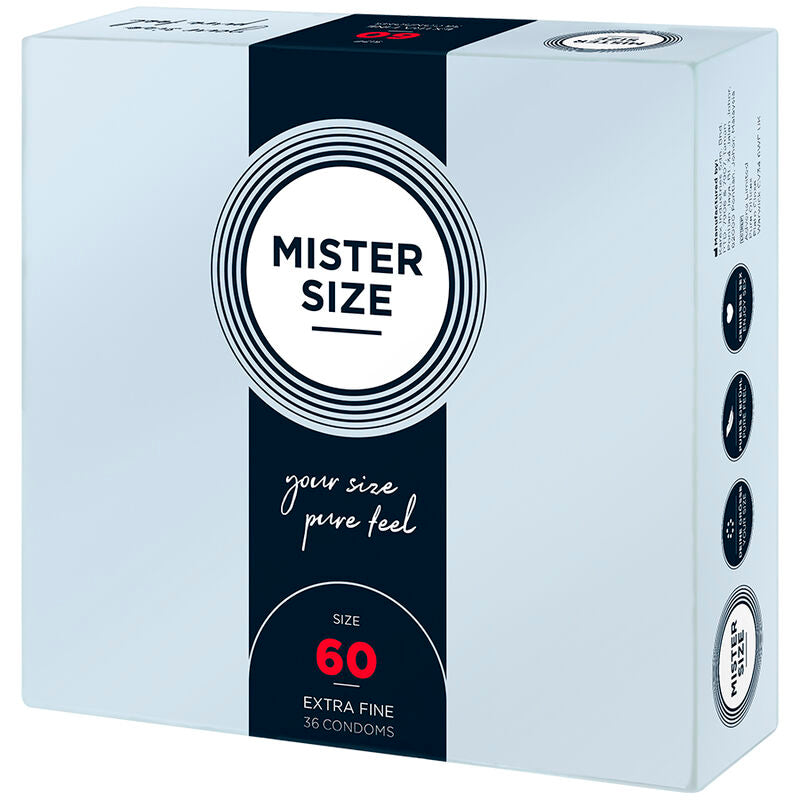 Mister Size Profilattici Extra Fini da 60 mm