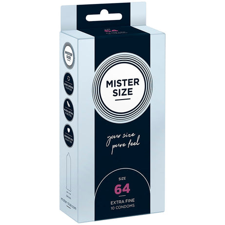 Mister Size Profilattici Extra Fini da 64 mm