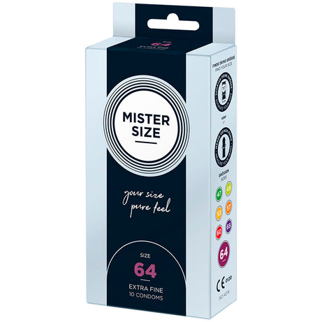 Mister Size Profilattici Extra Fini da 64 mm