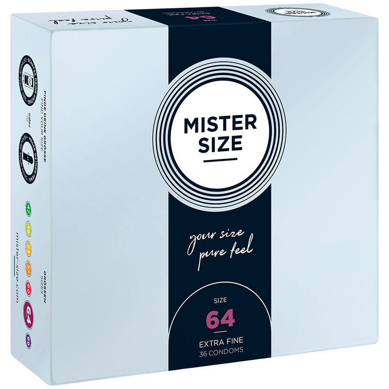 Mister Size Profilattici Extra Fini da 64 mm