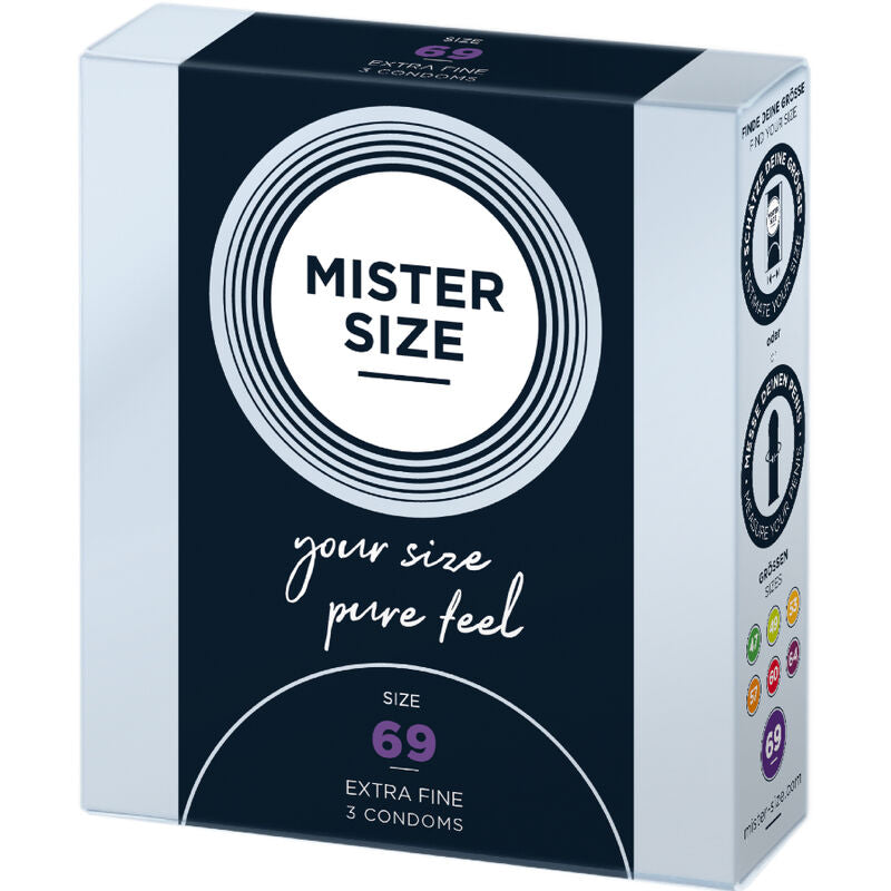 Mister Size Profilattici Extra Fini da 69 mm