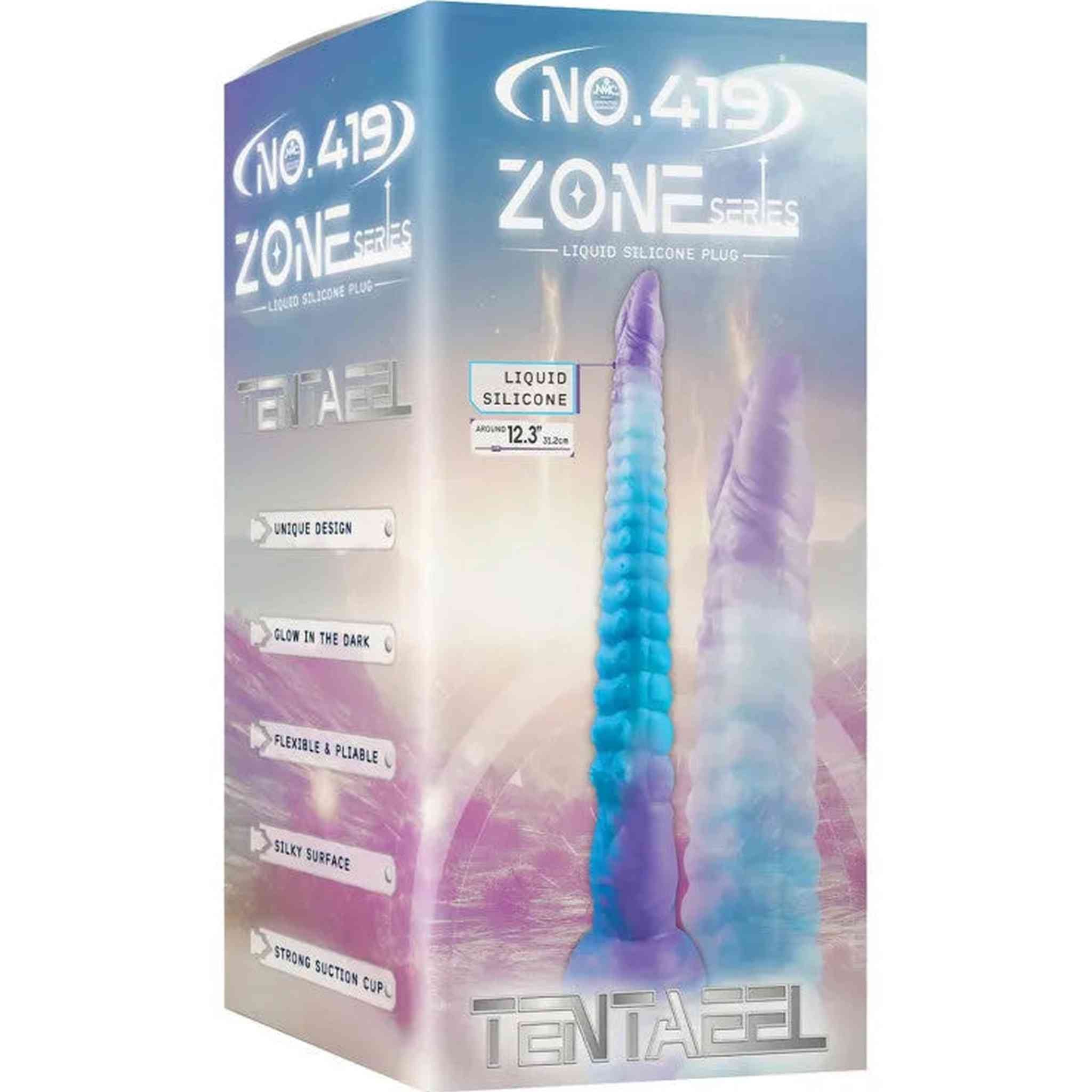 Monster Dildo con Effetto Glow In The Dark