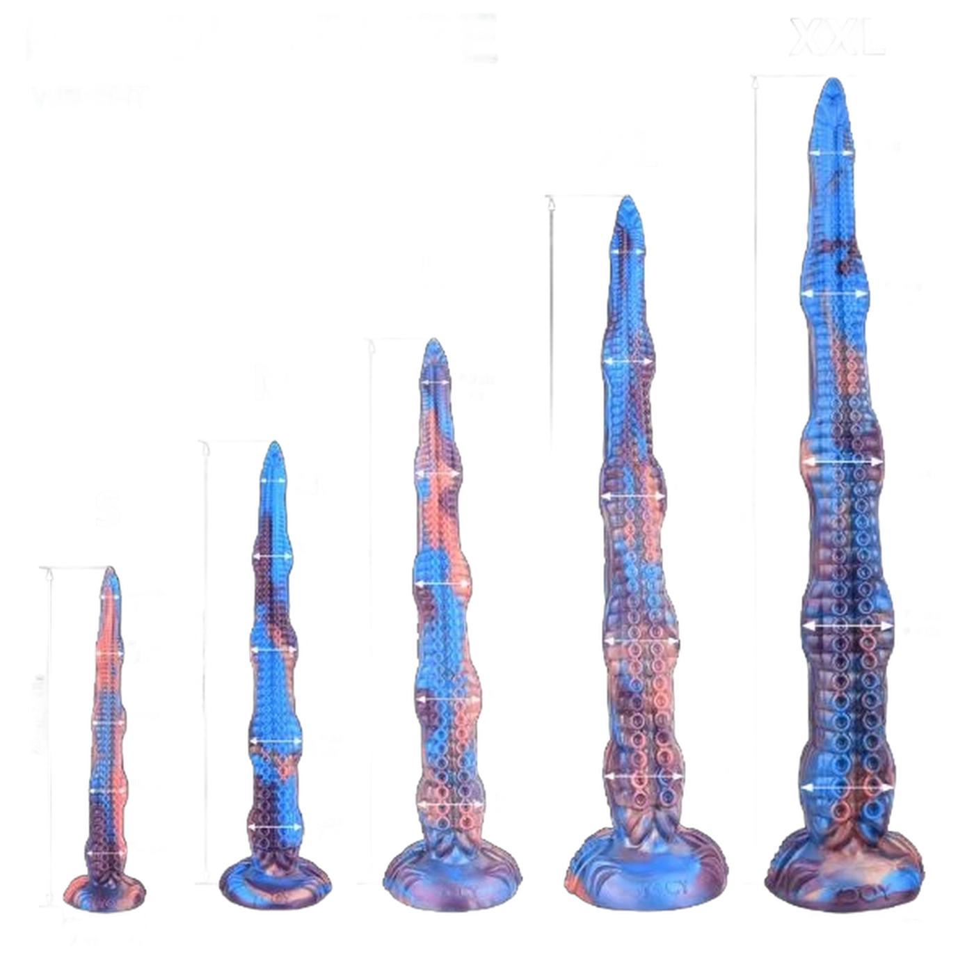 Monster Octopus Tentacle Silicone Long Dildo