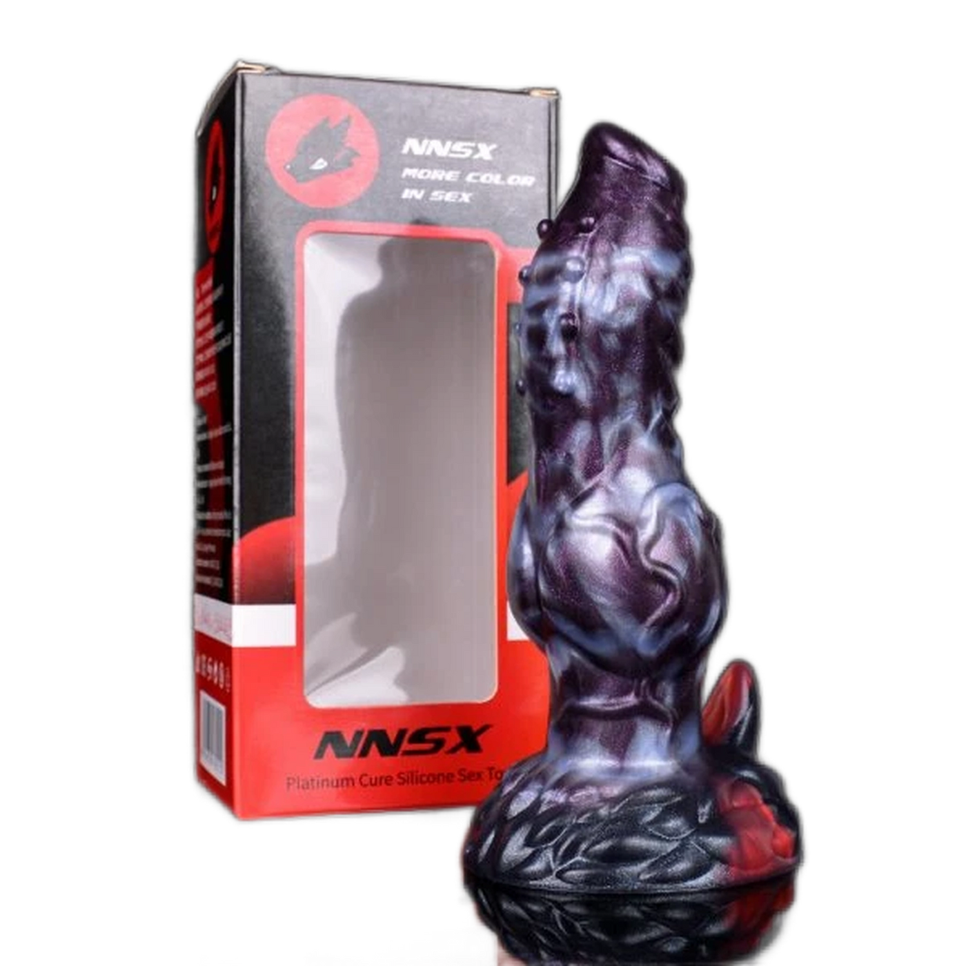 N-5181 Hellfire Dog Augus Penis Fantasy Monster Silicone Dildo For Woman Masturbation