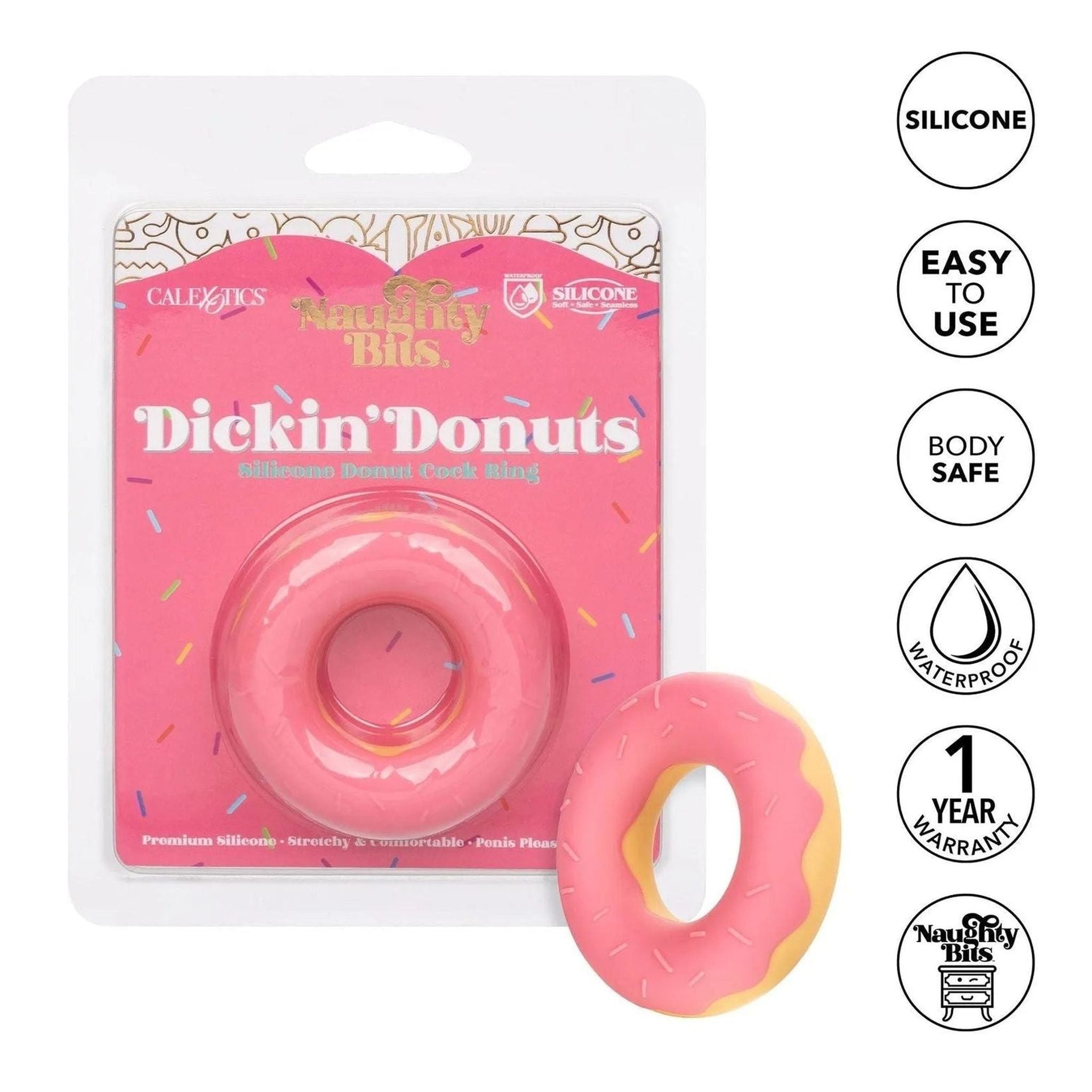 Naughty Bits Dickin’ Donuts Silicone Donut Cock Ring