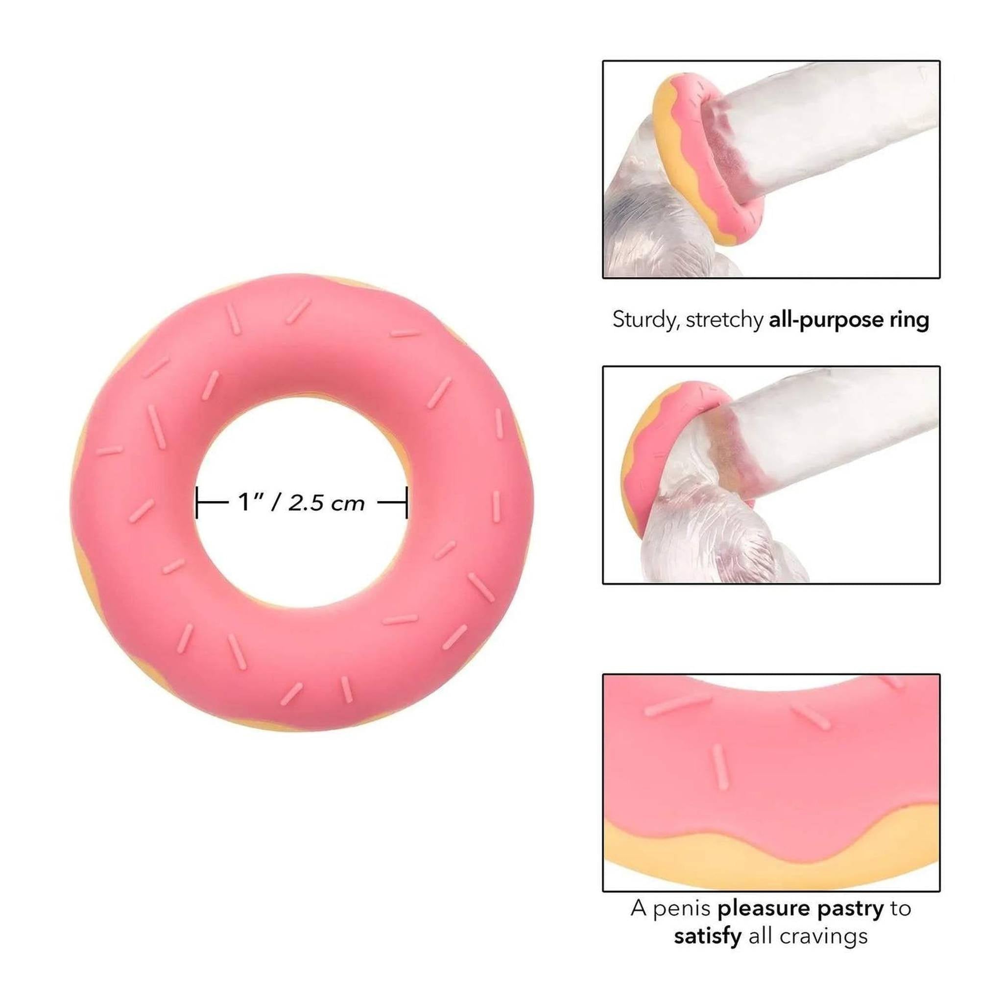 Naughty Bits Dickin’ Donuts Silicone Donut Cock Ring