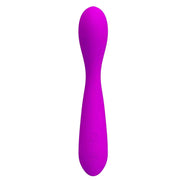 Vibratore silicone medicale viola Nigel con pulsanti controllo modalità