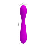Vibratore Punto G Nigel viola dimensioni 173mm con controlli integrati