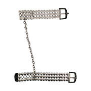 Noir Argent Elegant Os Menottes
