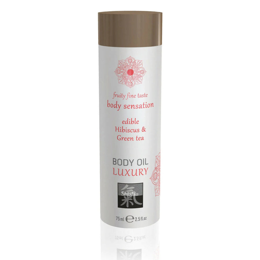 Olio da Massaggio commestibile Ibisco e Tè verde 75 ml