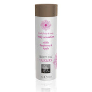 Olio da massaggio commestibile Lampone e Mela 75 ml Shiatsu
