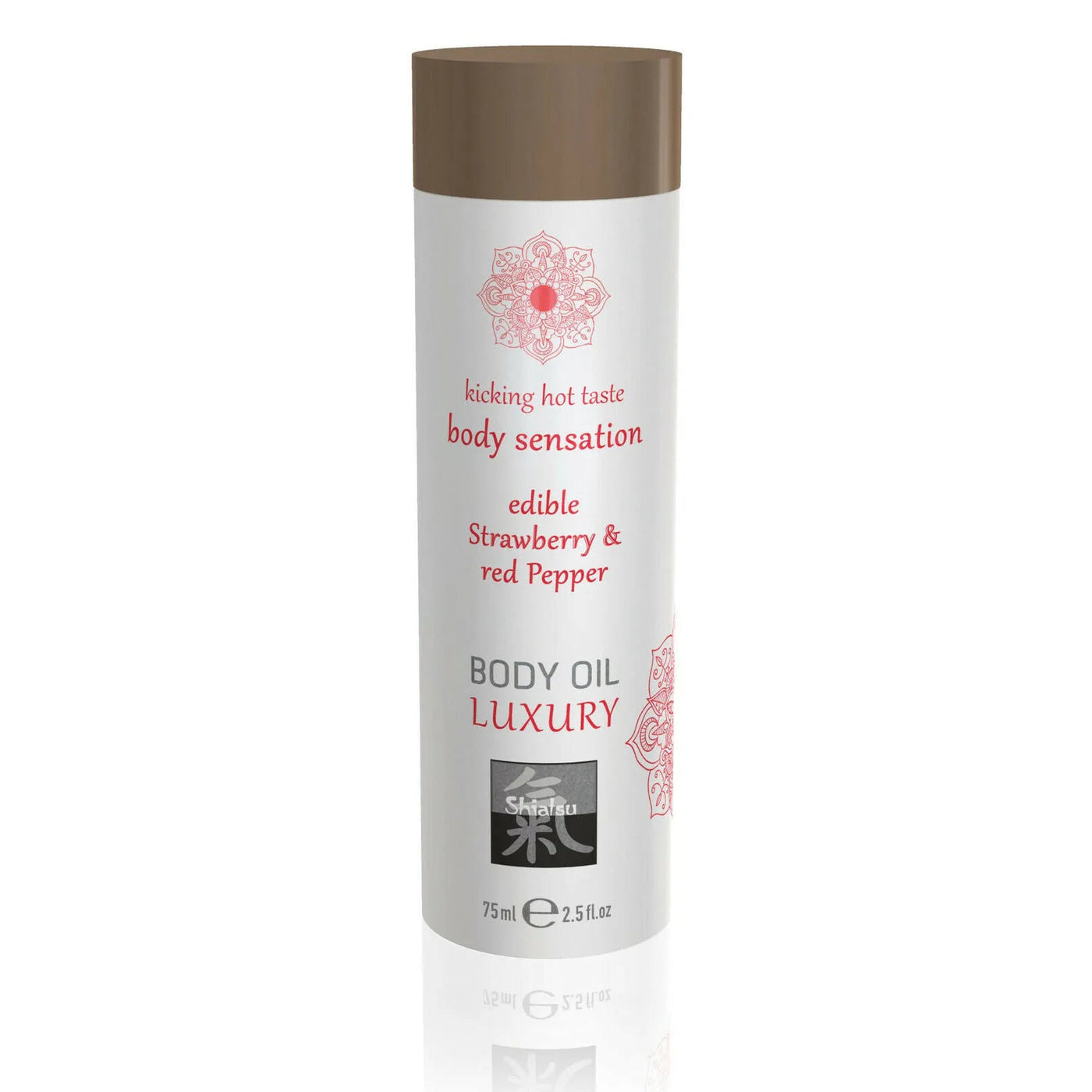Olio da Massaggio commestibile alla Fragola e Peperoncino 75 ml