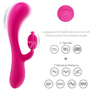 Orbit Vibratore Rabbit con Stimolatore Rotante