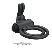 Osmond Anello Vibrante Doppio in Silicone Medicale