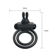 Osmond Anello Vibrante Doppio in Silicone Medicale