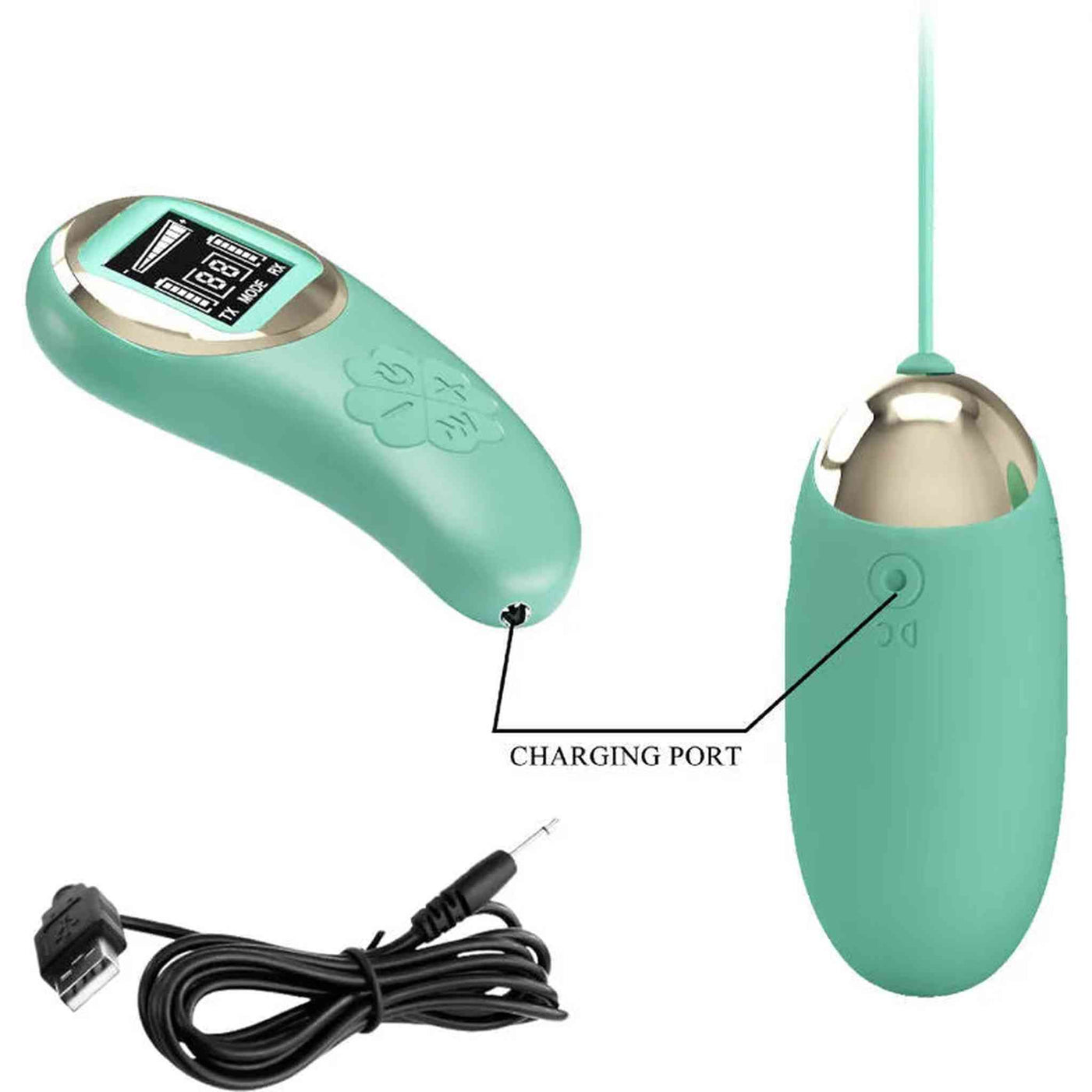 Ovetto Vibrante Wireless con Comando a Distanza e Schermo LCD per tenere sotto controllo vibrazione e stato batteria