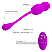 Ovetto Vibrante Wireless con Movimento di Up & Down per un piacere Extra