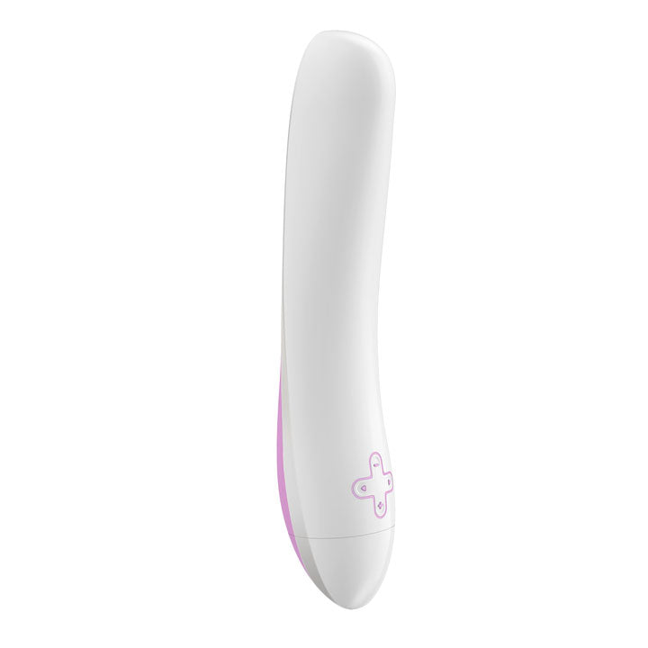 Vibratore Design OVO F7 - Bianco/Rosa - GoEstasy