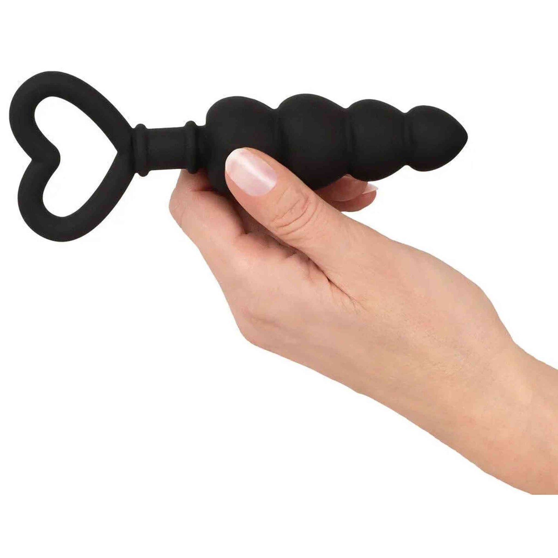 Palline Anali in Silicone con ancoraggio a forma di cuore