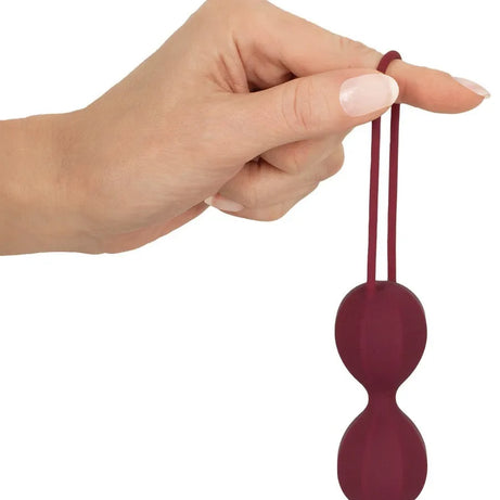 Palline Vaginali in Silicone Bordeaux
