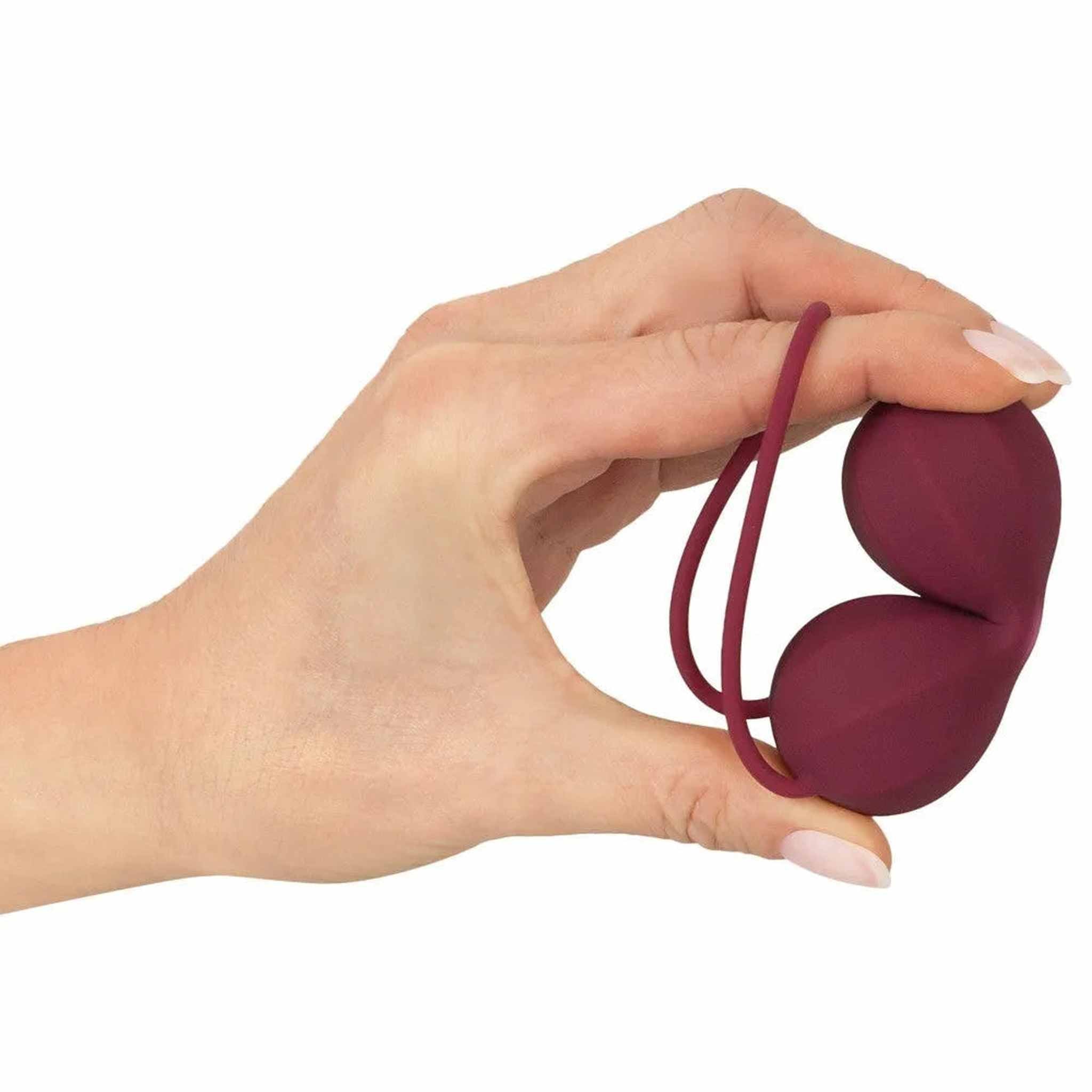 Palline Vaginali in Silicone Bordeaux