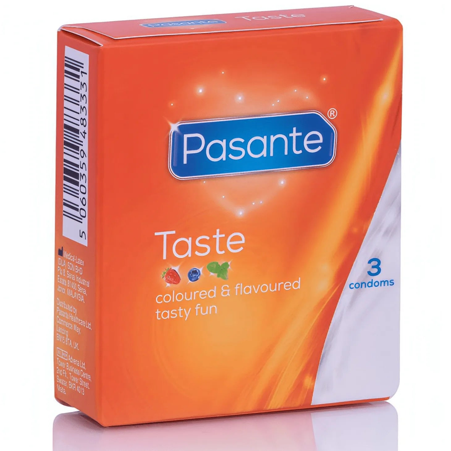 Pasante Taste 3-Pack Condoms