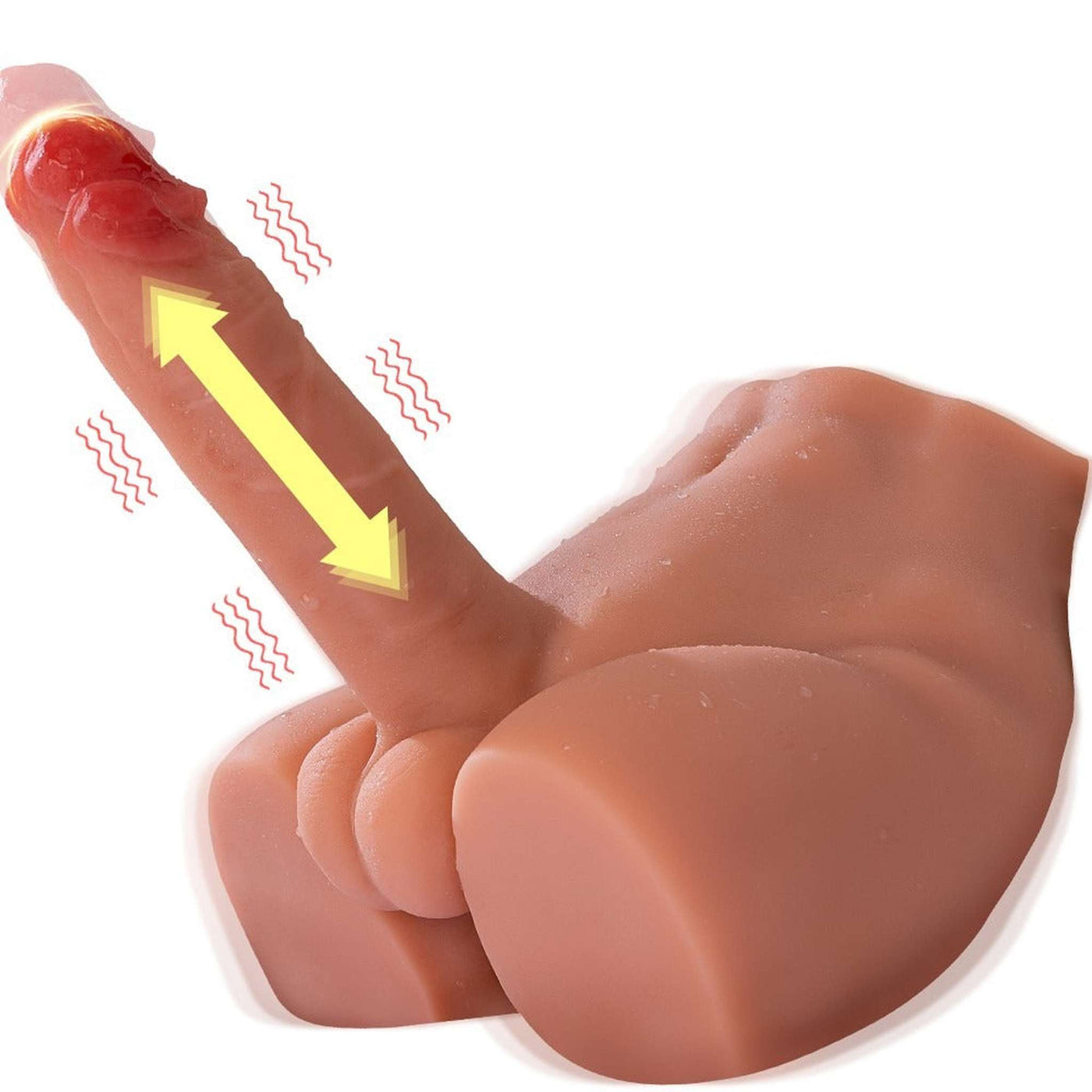 Peel Masturbatore Ano e Pene con Spinta Pneumatica e Vibrazione