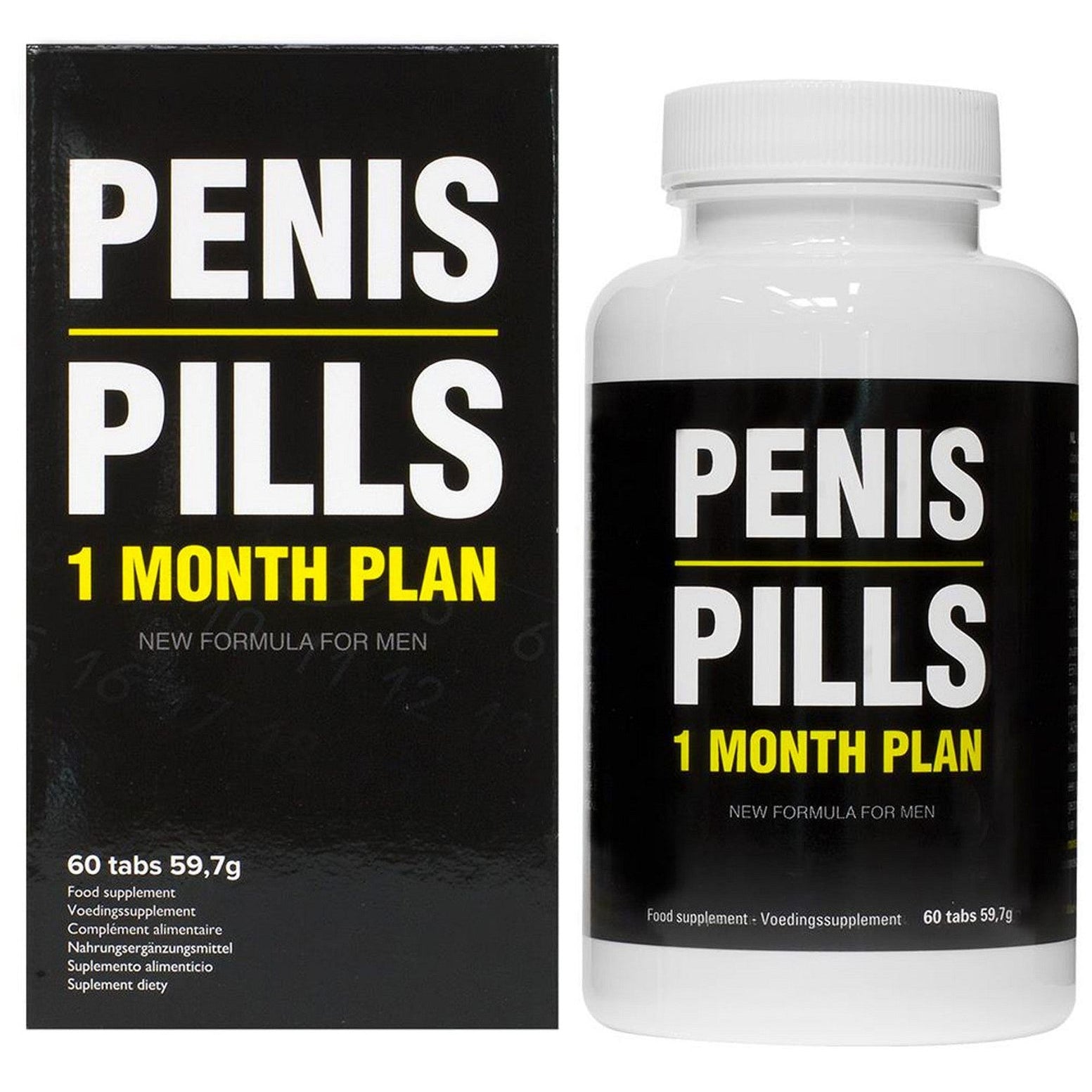 Penis Pills 1 month plan 60pcs - GoEstasy