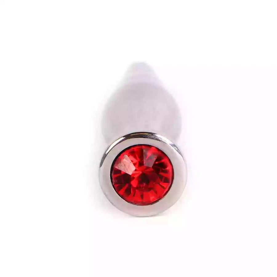 Penis Plug Con Diamante Rosso