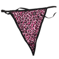 Pink Leopard Thong