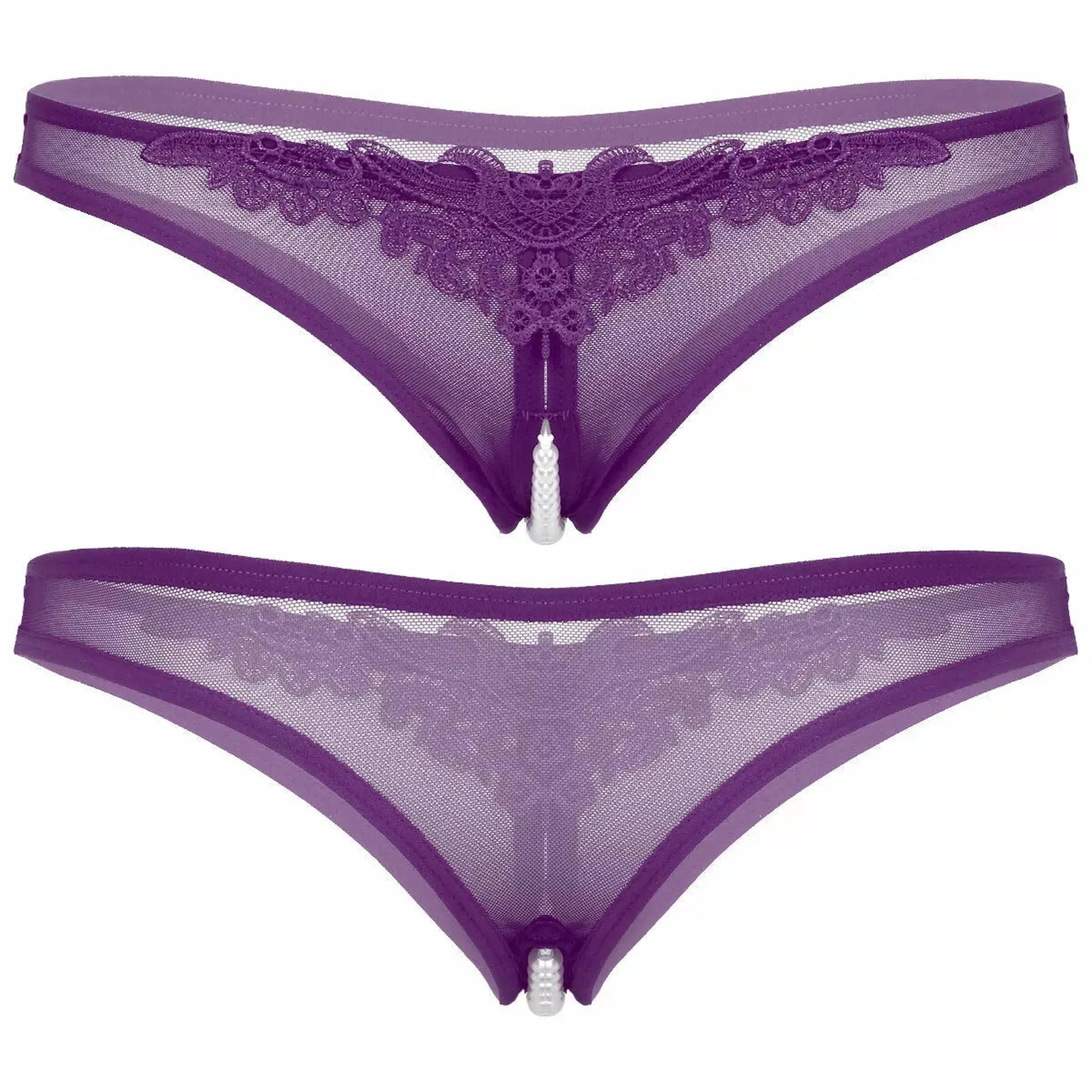 Perizoma Sexy Con Perline Clitoridee