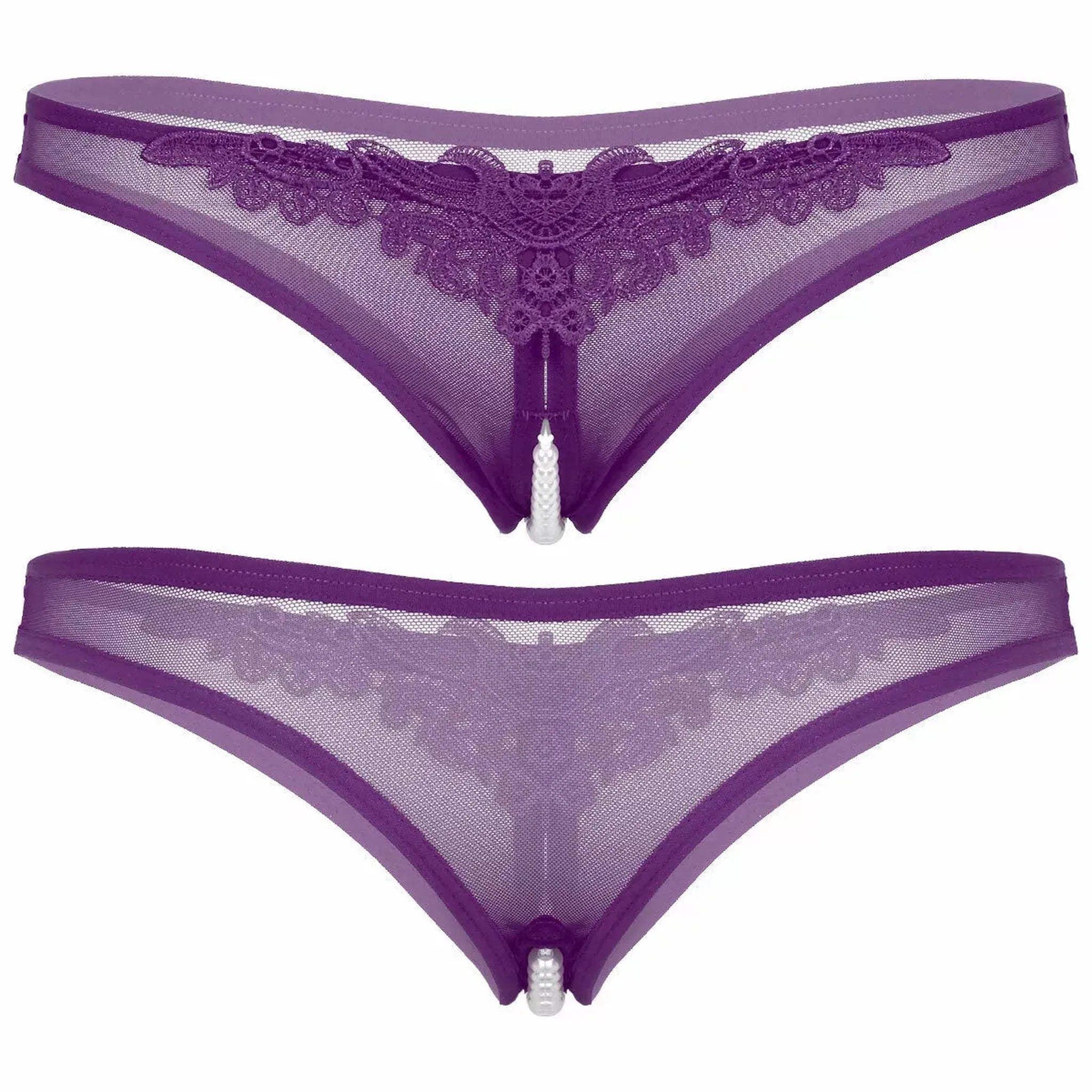 Perizoma Sexy Con Perline Clitoridee