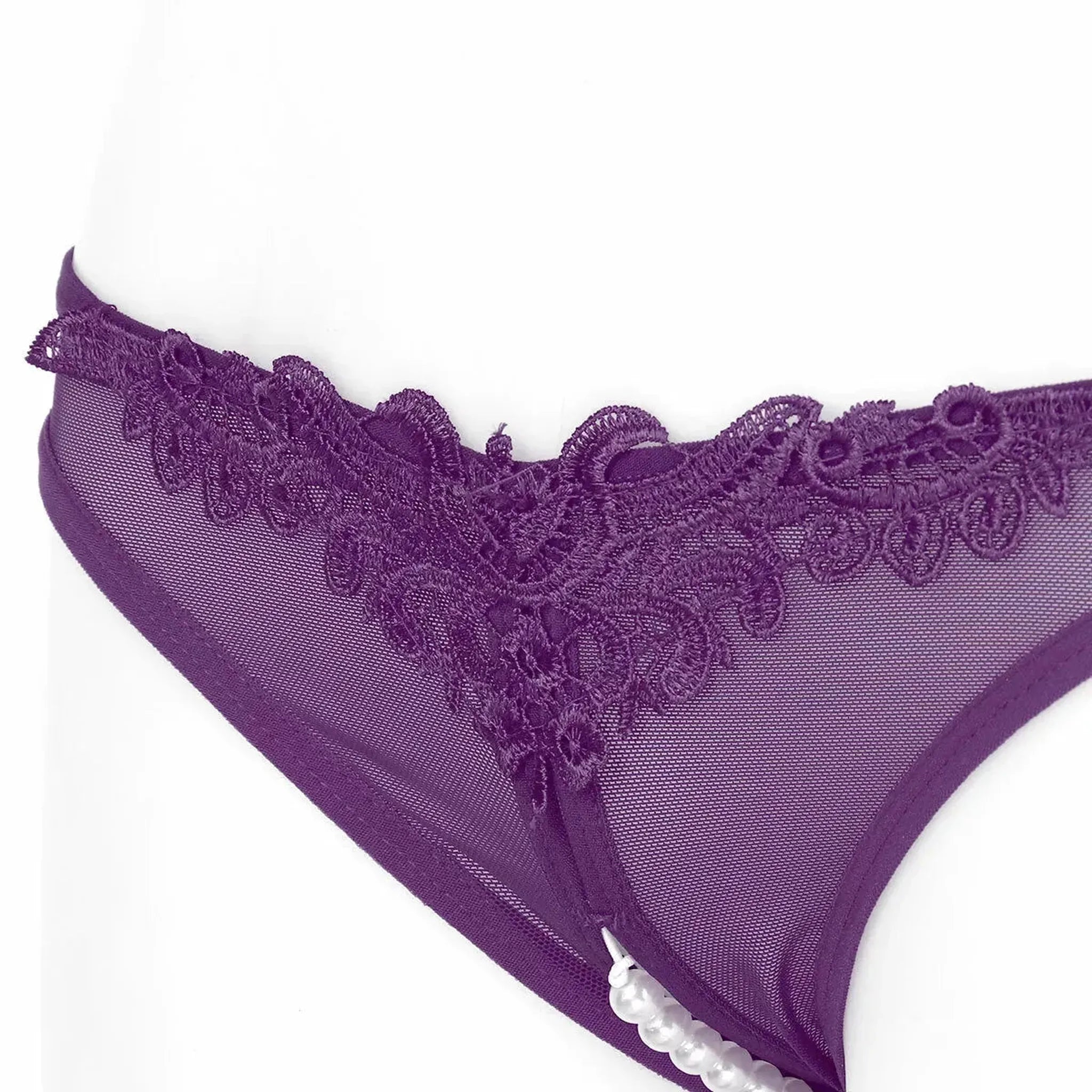 Perizoma Sexy Con Perline Clitoridee