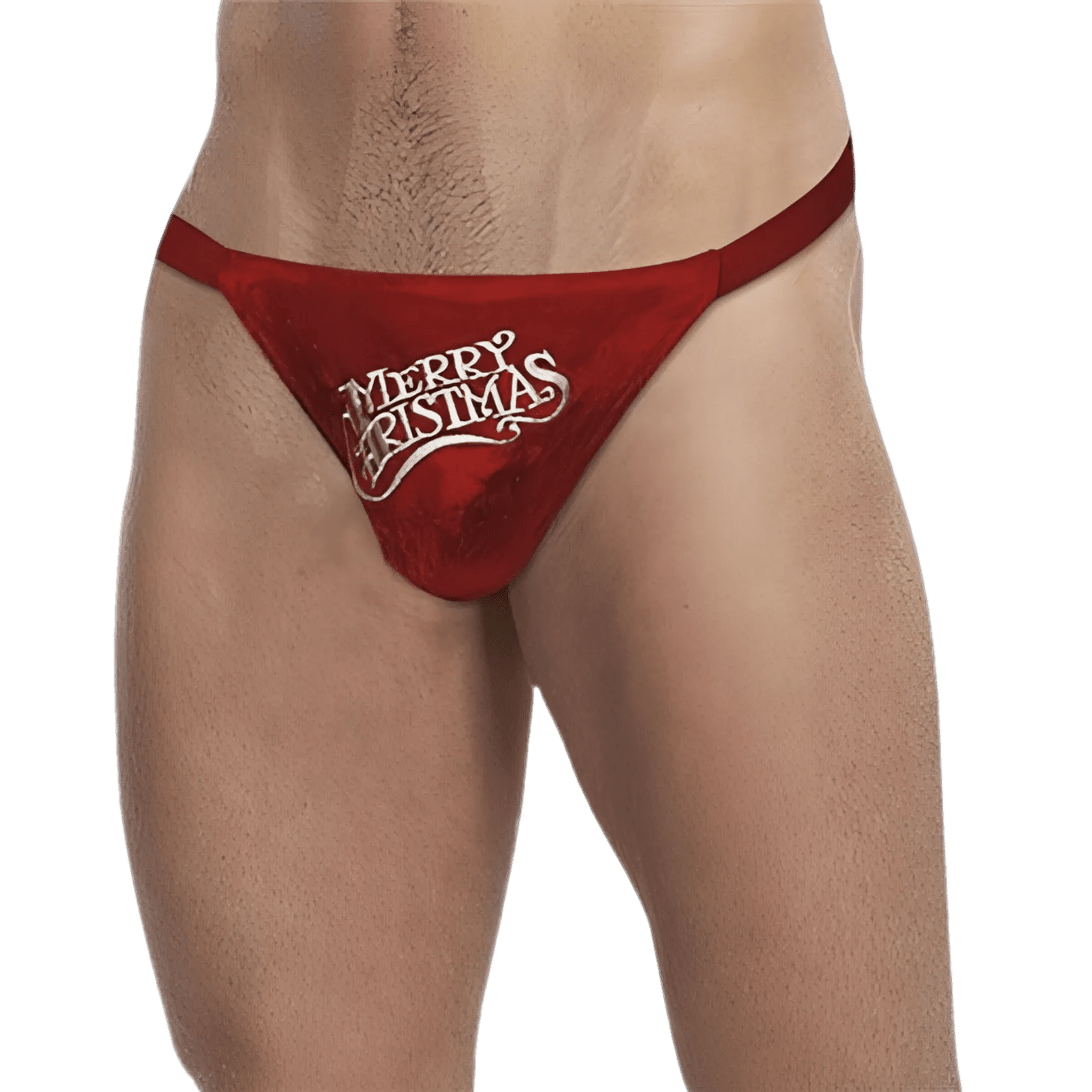 Perizoma uomo rosso Merry Christmas