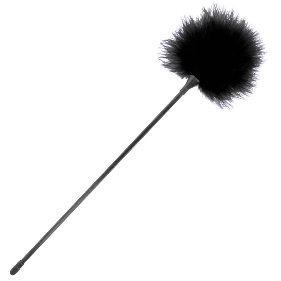 Kitzeldecke 42 cm – Schwarz