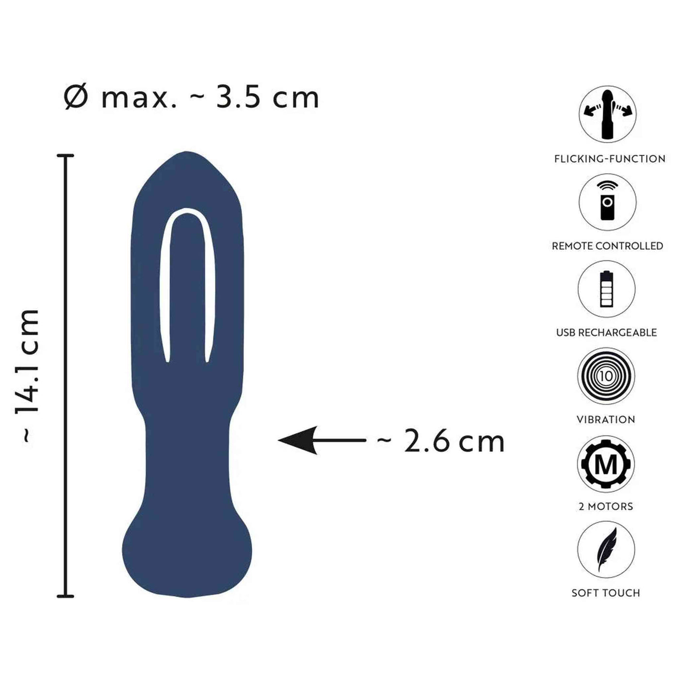 Plug Anale Con Lingua Oscillante
