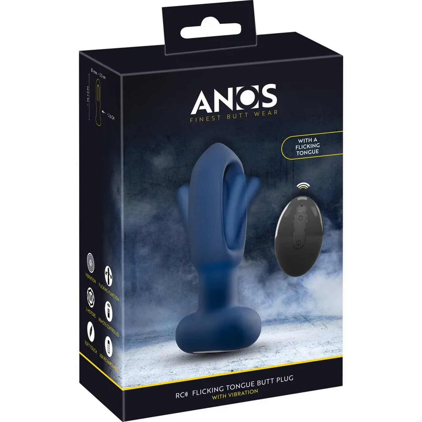 Plug Anale Con Lingua Oscillante