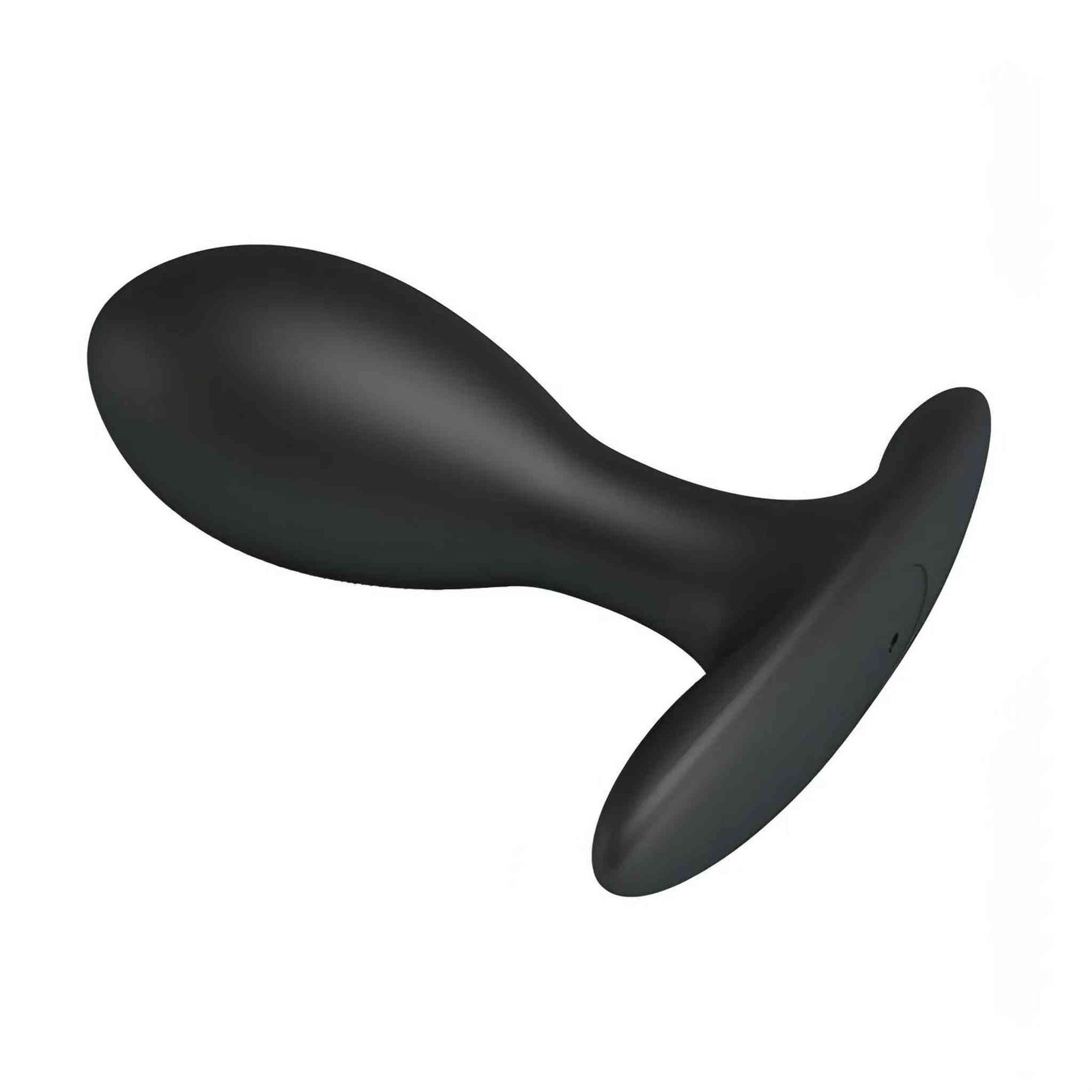 Plug Anale Gonfiabile in Silicone Medicale - Nero, 9 cm