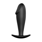 Plug Anale Vibrante Design con glande scolpito - 12 Modalità Di Vibrazione, Nero