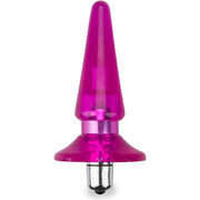 Plug Anale Vibrante Rosa Trasparente