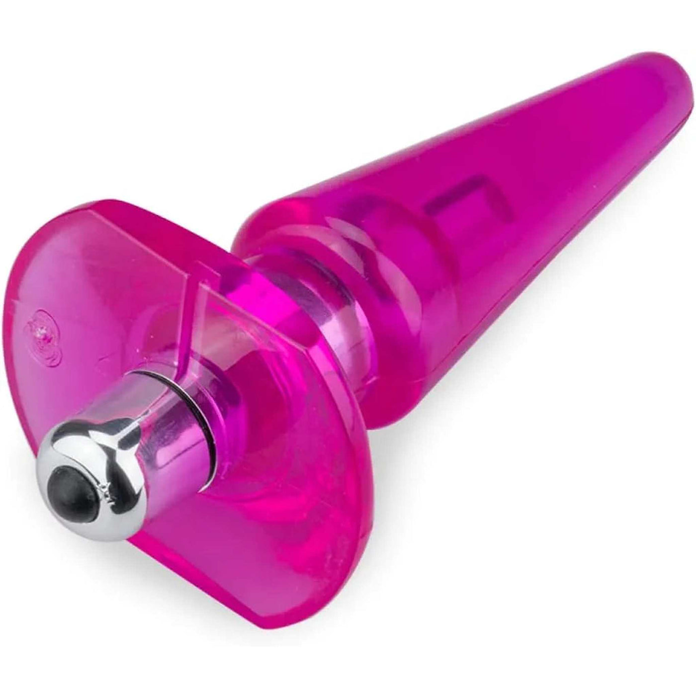 Plug Anale Vibrante Rosa Trasparente