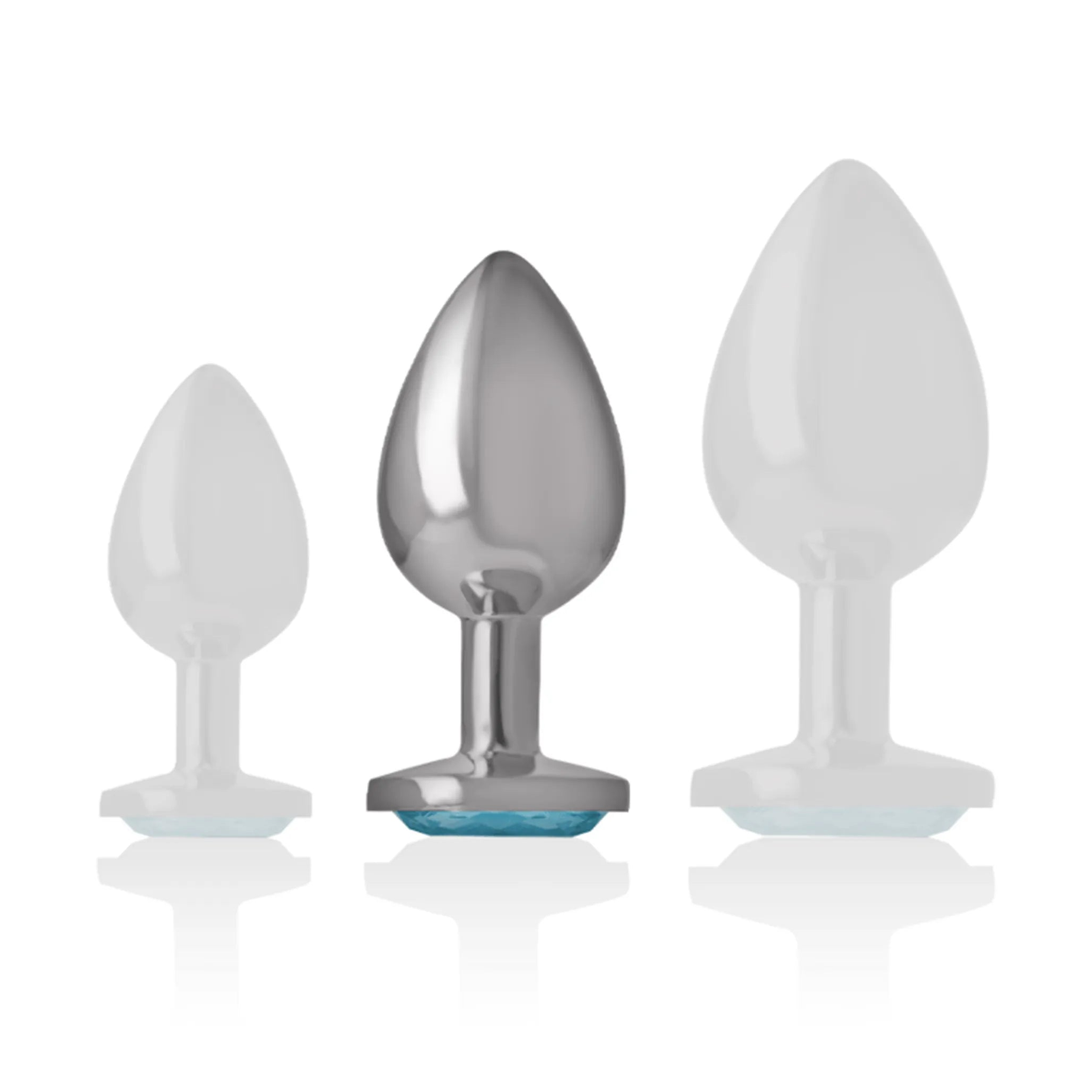 Plug Anale con Diamante Azzurro