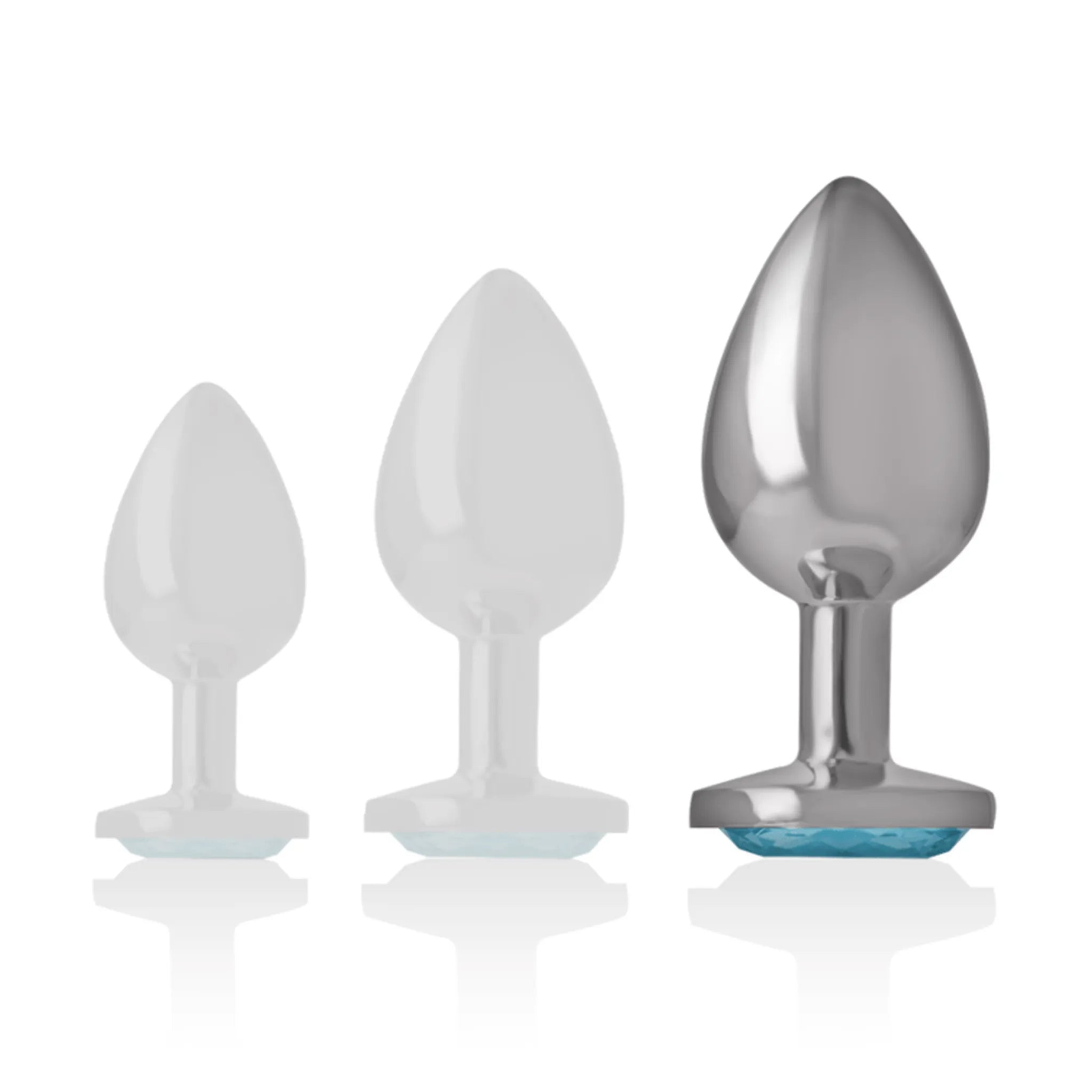 Plug Anale con Diamante Azzurro