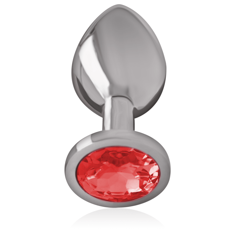 Red diamond butt plug for anal play, designed for pleasure and comfort