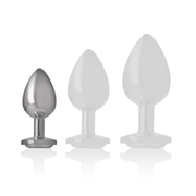 Plug Anale con Diamante Silver