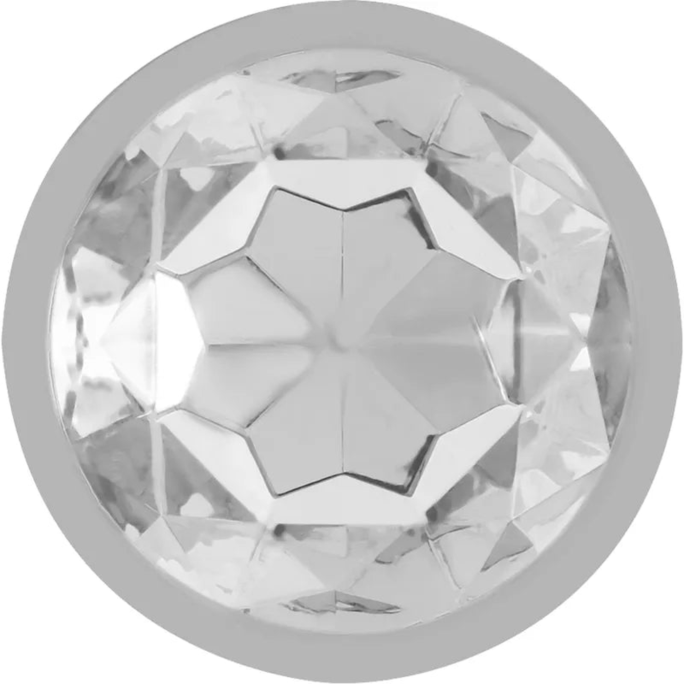 Plug Anale con Diamante Silver